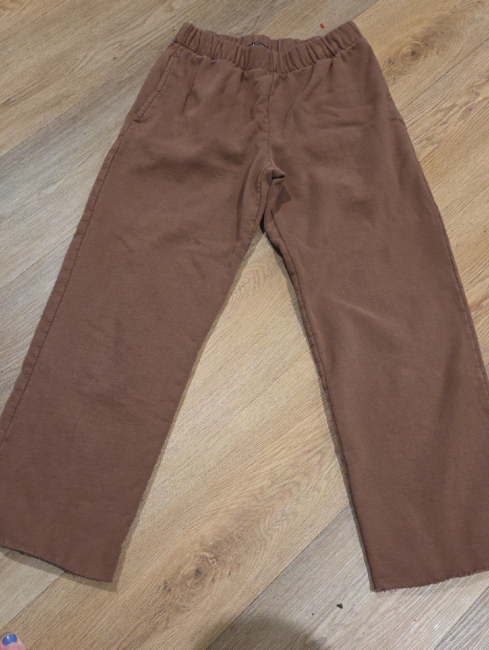 Brandy Melville Brown Elastic-Waist Jogger Pants